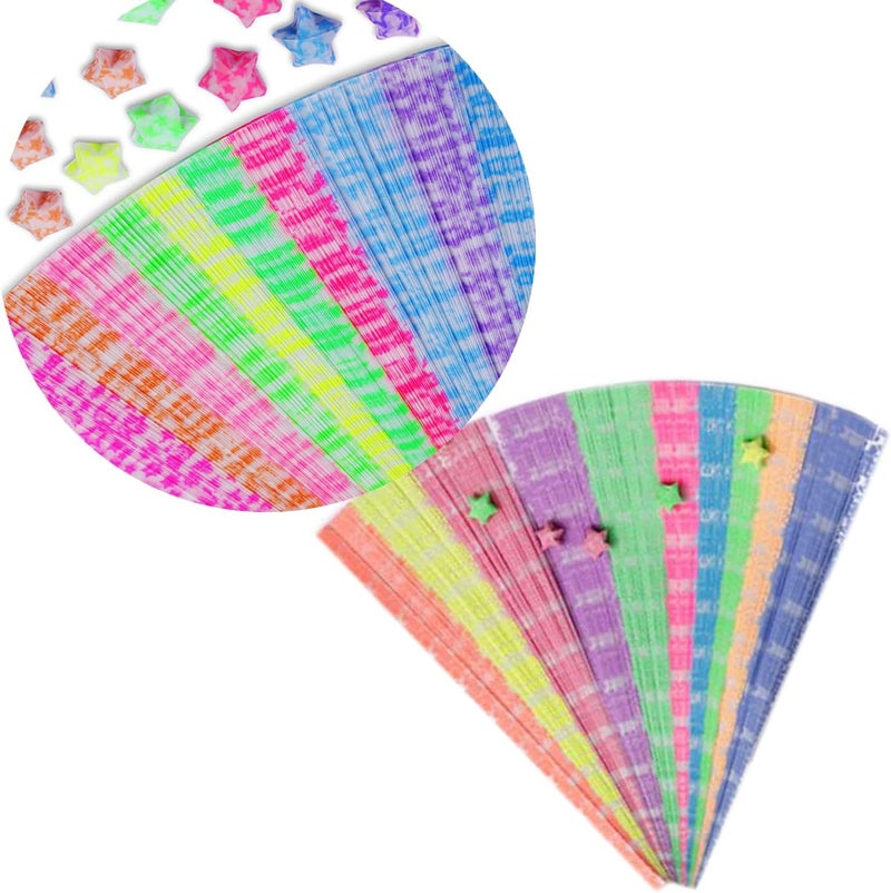 Loaengeo Luminous star paper strips, origami strips (20 colors/600 sheets) - Image 4